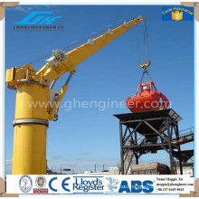 hydraulic straight boom deck Ship marine Crane